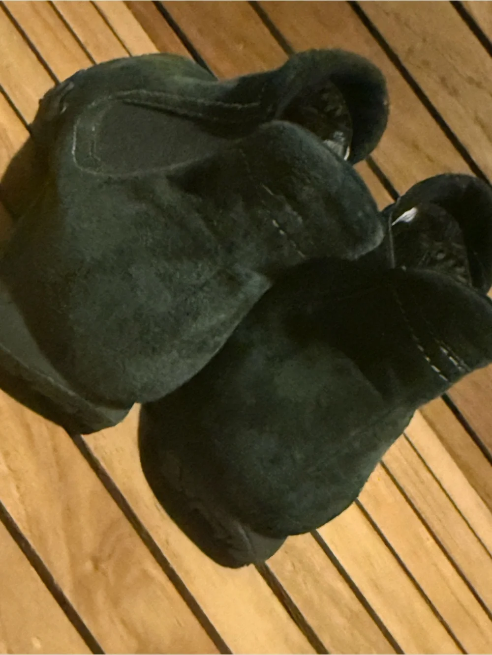 Skechers Relaxed Fit Bikers-Londoner ankle boots in black suede - Picture 5 of 8